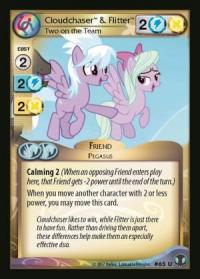 my little pony defenders of equestria cloudchaser flitter two on the team