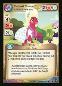 my little pony defenders of equestria orchard blossom a whole new you
