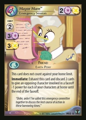 Mayor Mare, Emergency Session