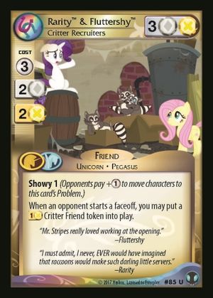 Rarity & Fluttershy, Critter Recruiters