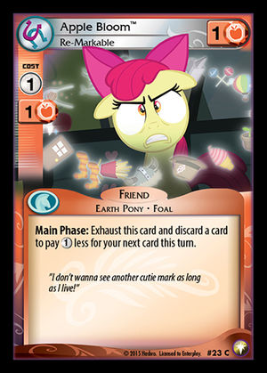 Apple Bloom, Re-Markable