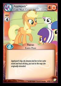 my little pony equestrian odysseys applejack cutie mark consultant