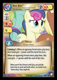 my little pony equestrian odysseys bon bon particularly patient