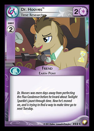 Dr. Hooves, Time Researcher