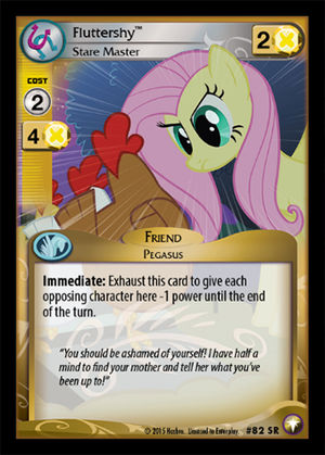 Fluttershy, Stare Master