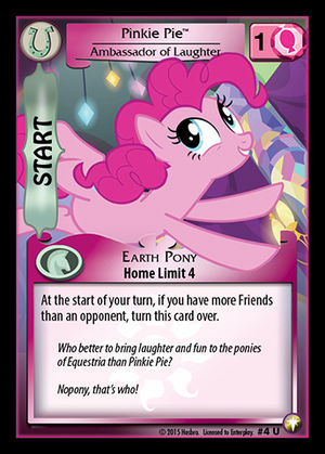 Pinkie Pie, Ambassador of Laughter