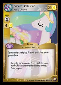 my little pony equestrian odysseys princess celestia royal decree