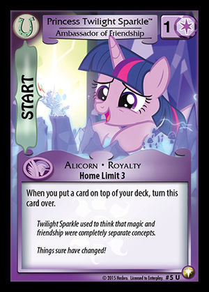 Princess Twilight Sparkle, Ambassador of Friendship