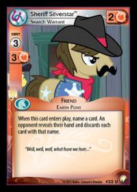 my little pony equestrian odysseys sheriff silverstar search warrant