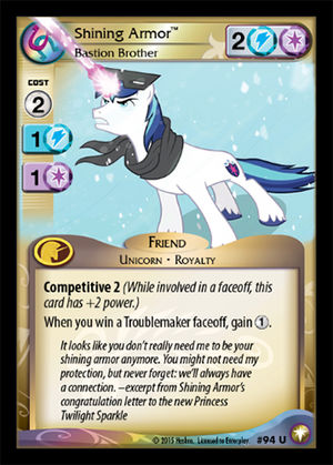 Shining Armor, Bastion Brother