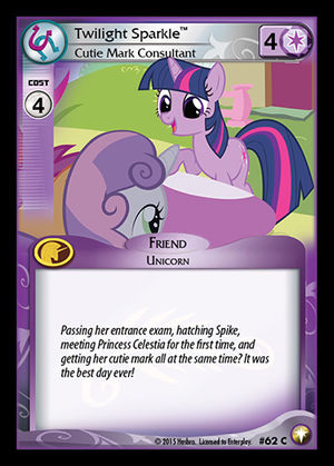 Twilight Sparkle, Cutie Mark Consultant