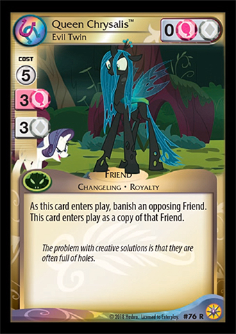 Queen Chrysalis, Evil Twin #76