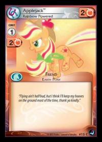 my little pony high magic applejack rainbow powered