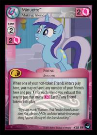 my little pony high magic minuette making friends