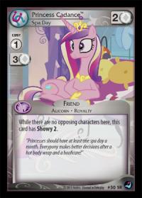 my little pony high magic princess cadance spa day