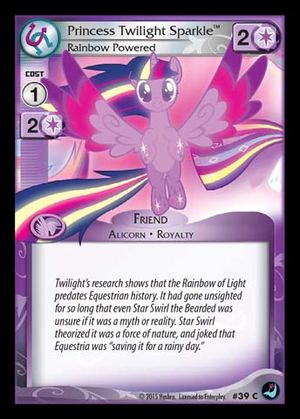 Princess Twilight Sparkle, Rainbow Powered