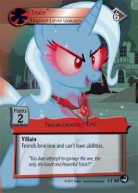 my little pony high magic trixie highest level unicorn royal rare full art