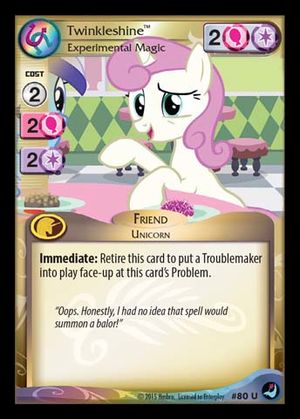 Twinkleshine, Experimental Magic