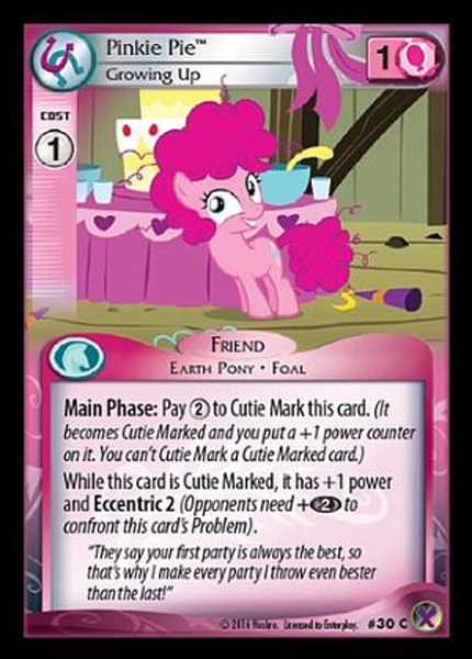 Pinkie Pie, Growing Up