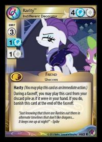 my little pony marks in time rarity indifferent decorator