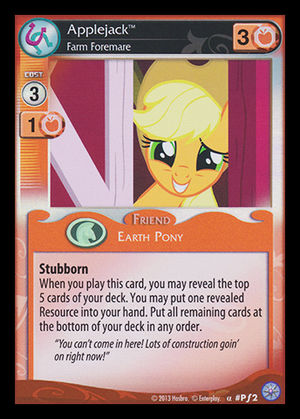 Applejack, Farm Foremare (FOIL)