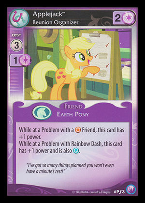 Applejack, Reunion Organizer (FOIL)