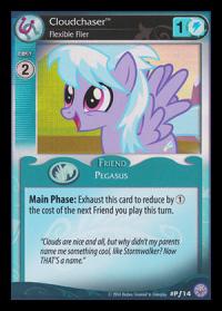 my little pony mlp promos cloudchaser flexible flier foil