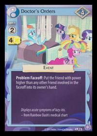 my little pony mlp promos doctor s orders foil