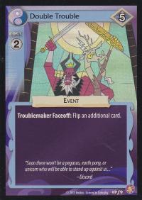 my little pony mlp promos double trouble foil