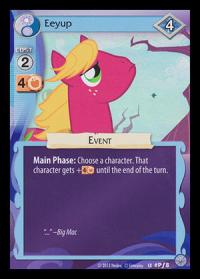 my little pony mlp promos eeyup foil