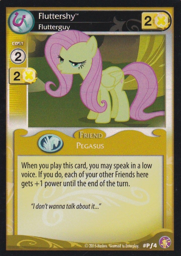 Fluttershy, Flutterguy pf14 (FOIL)