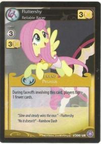 my little pony mlp promos fluttershy reliable racer 200ur