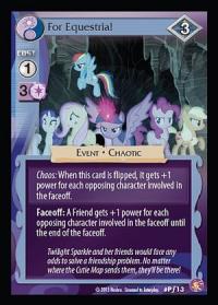 my little pony mlp promos for equestria foil