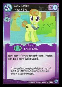 my little pony mlp promos lady justice judge jury foil