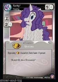 my little pony mlp promos rarity hairity pf12 promo