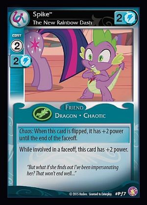 Spike, The New Rainbow Dash (Promo)