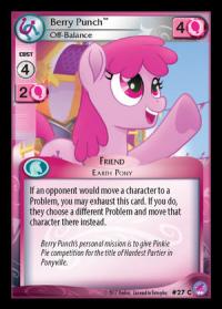 my little pony sequestria beyond berry punch off balance