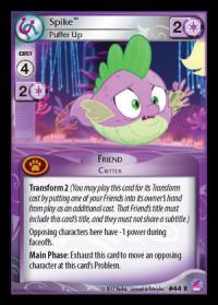 my little pony sequestria beyond spike puffer up