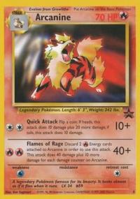 pokemon 1wizards of the coast promos arcanine 6