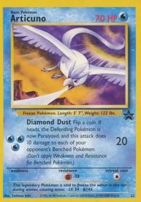 pokemon 1wizards of the coast promos articuno 22