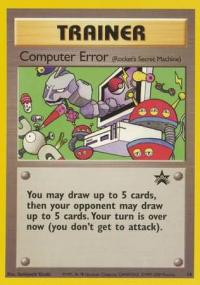 pokemon 1wizards of the coast promos computer error 16