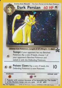 pokemon 1wizards of the coast promos dark persian 17