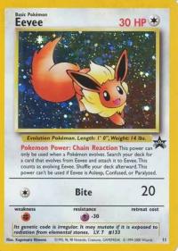 pokemon 1wizards of the coast promos eevee 11