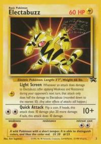 pokemon 1wizards of the coast promos electabuzz 2 sealed purple