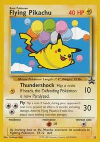 pokemon 1wizards of the coast promos flying pikachu 25