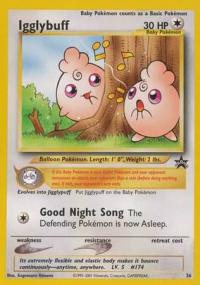 pokemon 1wizards of the coast promos igglybuff 36