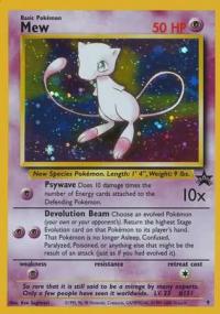 pokemon 1wizards of the coast promos mew 9 holo