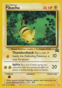 pokemon 1wizards of the coast promos pikachu 27