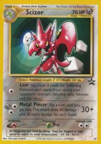 pokemon 1wizards of the coast promos scizor 33