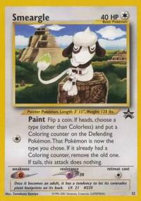 pokemon 1wizards of the coast promos smeargle 32